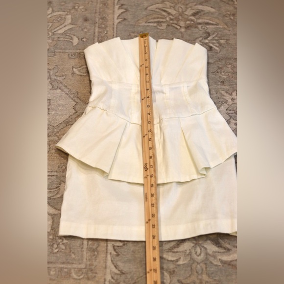 Romeo and Juliet Couture taffeta peplum mini dress Sz Small (runs small) NWT - Picture 3 of 7